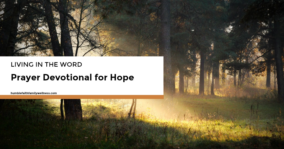 Hope, Prayer Devotional, Faith