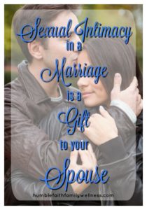 Sexual Intimacy, Marriage