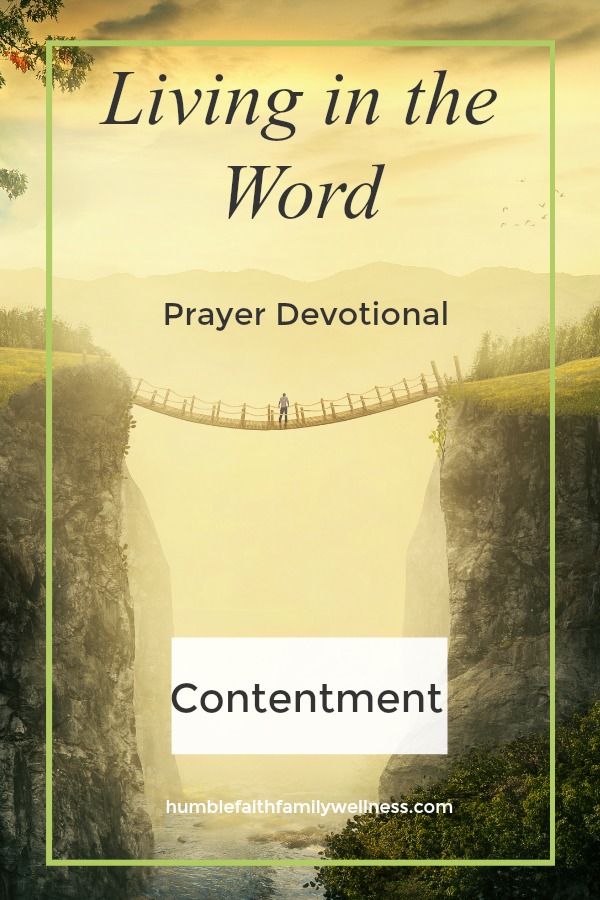 Contentment, Prayer Devotional