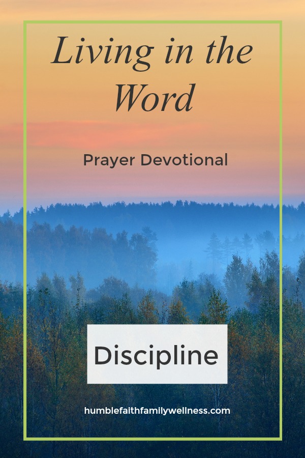 Discipline, Prayer Devotional