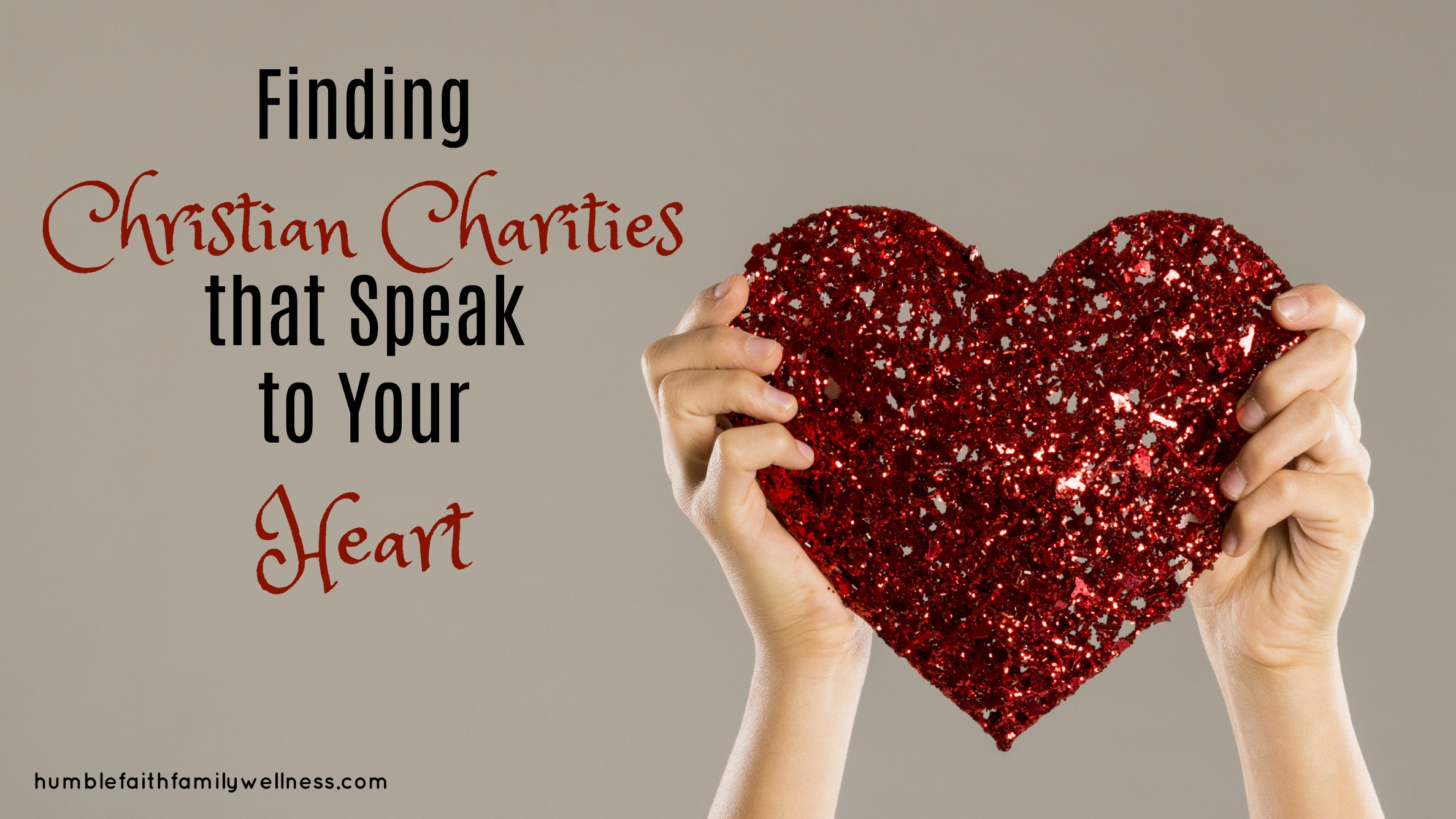 Charities, Christian Charities, Giving