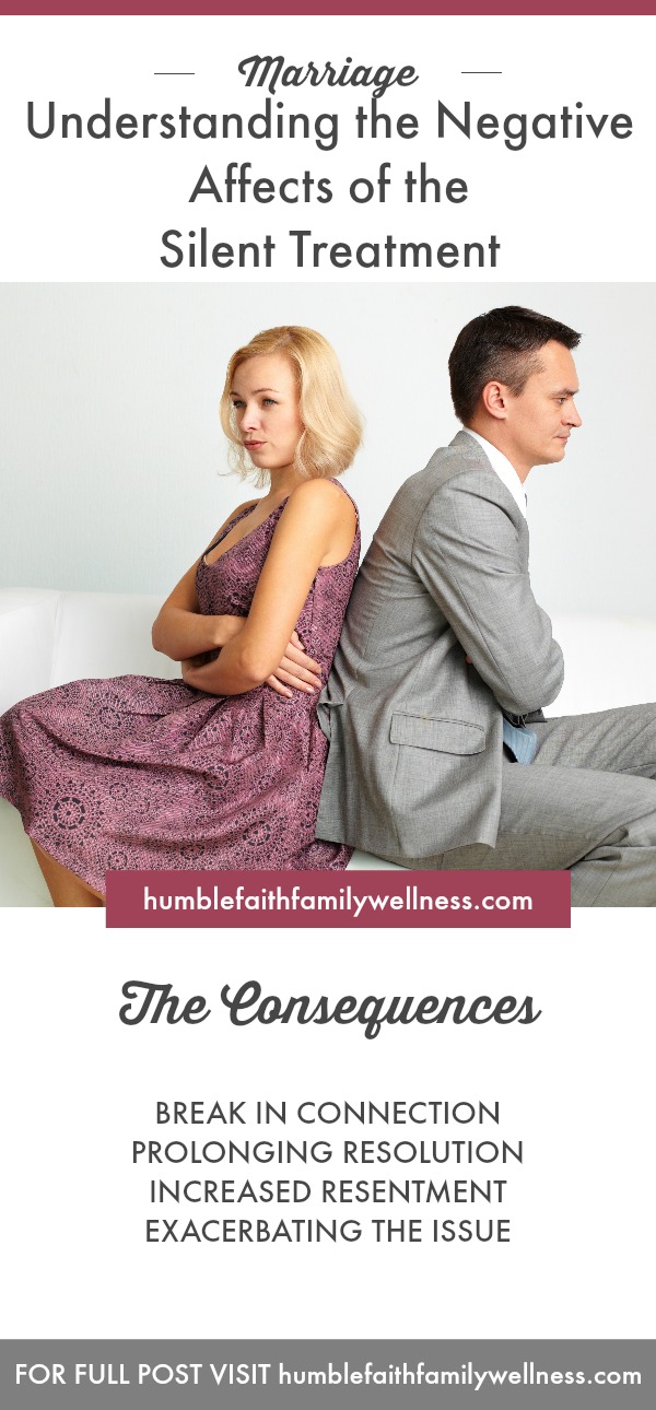 The silent treatment is one of the most damaging things you can do in your marriage. #ChristianMarriage #Marriage 