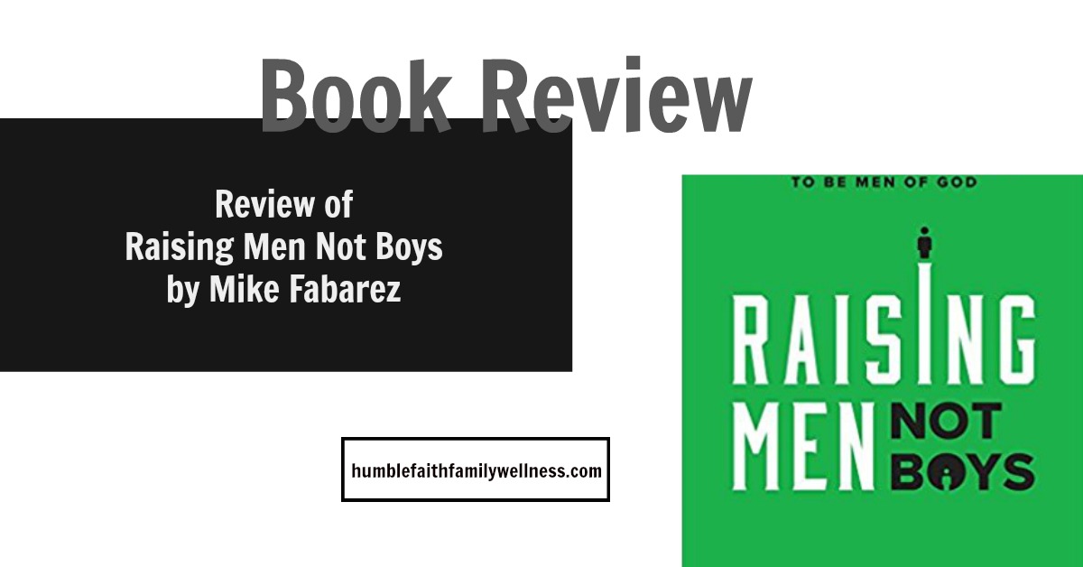 Book review - Raising Men Not Boys