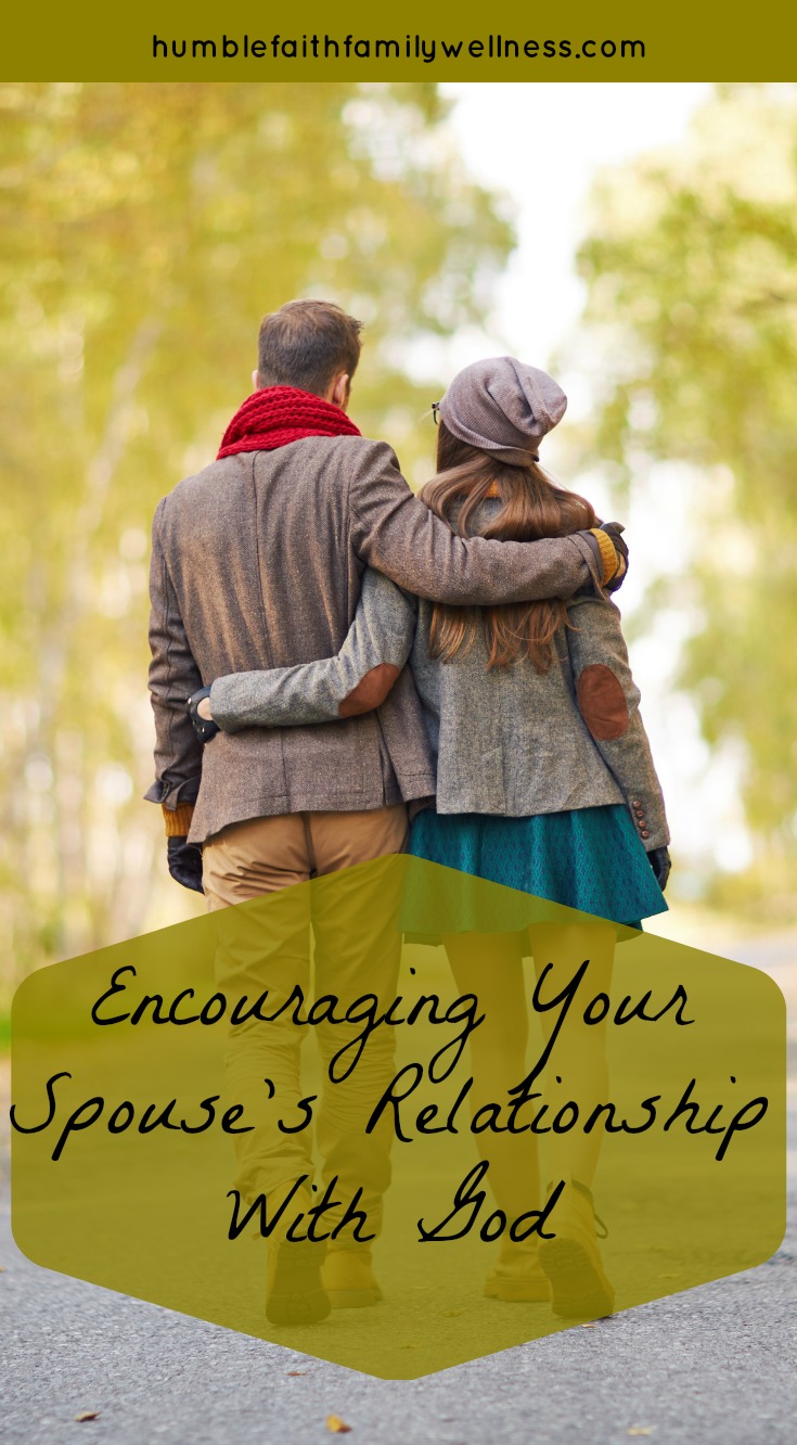 Encouraging Your Spouse's Relationship with God is one of the most important roles you can do. As our personal relationship with God grows so does our love for others. #ChristianMarriage #RelationshipWithGod