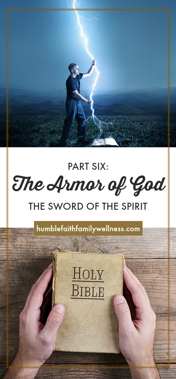 The sword is the first truly offensive piece of armor described. We are then to purposefully wield the Spirit - the Word of God against Satan. #ArmorofGod #SwordoftheSpirit #WordofGod #ChristianLiving #SelfReflection