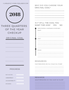 2018 Three-quarters worksheet