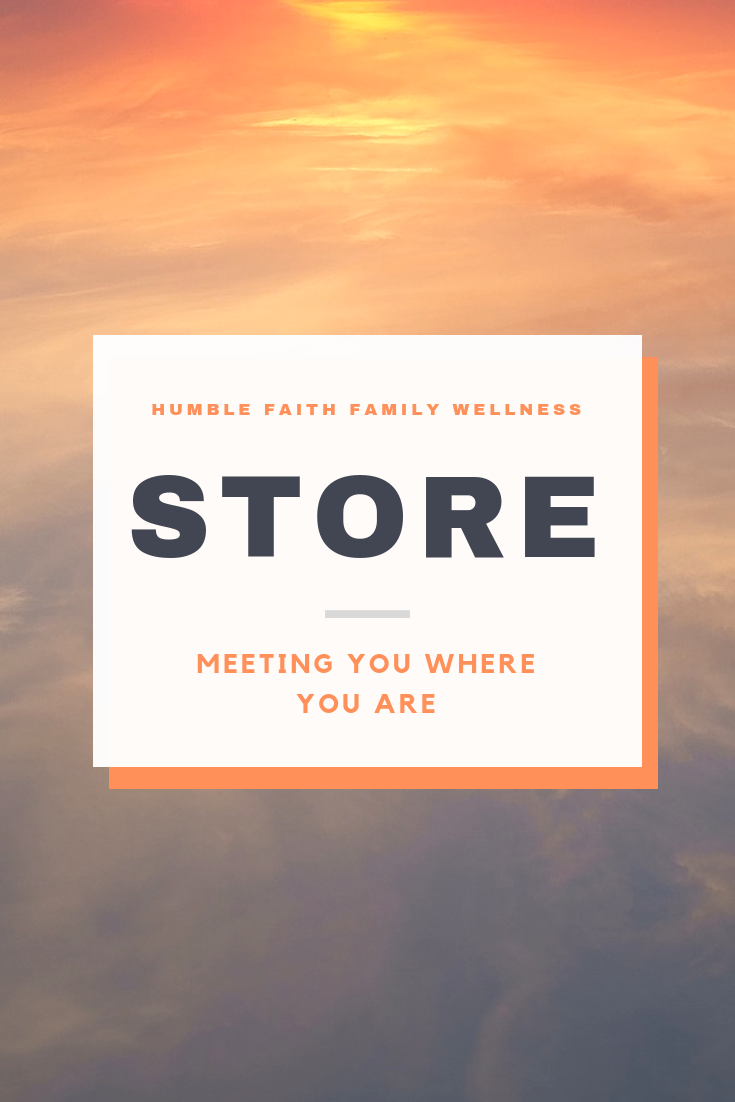 The products in the Humble Faith Family Wellness Store are designed to meet you where you are on your Christian journey. And then help offer practical and applicable tools to further your walk with God. #ChristianProducts #ChristainStore #HumbleFaithFamilyWellness